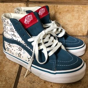 Vans Sk8-Hi Tru White/Blue Coral size 5.5